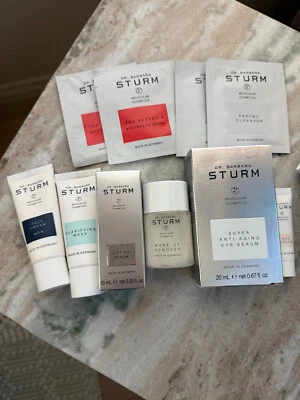 (10 Piece Kit) NEW Dr. Barbara Sturm Travel Cleanser Better B Eye Serums Creams - Image 1 of 4