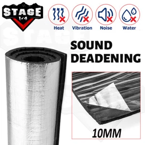 MOFUN 10mm Thick Car Truck Sound Deadener Mat Proofing Insulation Material Noise - Picture 1 of 10