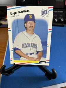 1988 Fleer #378 Edgar Martinez Rookie - Picture 1 of 11