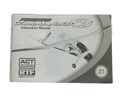 Firebird Commander 2 Instruction Manual Hobbyzone Z1 - Image 1 of 2
