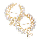  2 Pcs Brooch Pearl Brooches for Women Vintage Corsage Jewelry