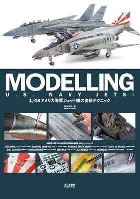 MODELLING U.S. NAVY JETS: 1/48 U.S. Navy Jet Painting Techniques Book Japanese - Image 1 of 4