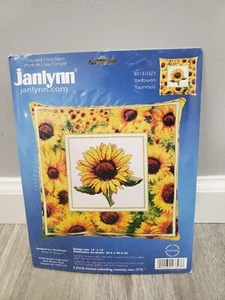Janlynn Sunflowers Cross Stitch Kit 013-0323 NEW - Picture 1 of 7