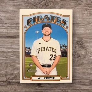 2021 Topps Heritage High Number - SP Wil Crowe #705 (RC) - Picture 1 of 2
