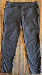 Lululemon Commission Pants Men’s Sz 36x32 ABC Warpstreme Black. - Picture 1 of 5