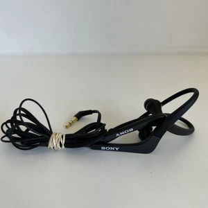 SONY MDR-AS400 BLACK Active Sport Wired Iem Headphones Earphones - Picture 1 of 2