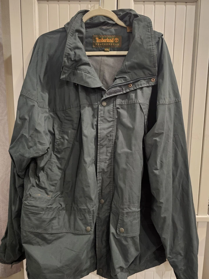 Timberland Weatherproof Hooded Dark Green Jacket  - XXL - Image 1 of 4