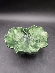 VTG. Vietri Majolicia Green Cabbage Bowl Itlay - Picture 1 of 6