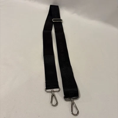 Bandolera de hombro STEVE MADDEN negra con logotipo de nailon ancha correa de reemplazo NUEVO Foto 1 de 4