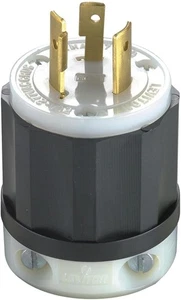 Leviton 2331 NEMA L7-20P 20 Amp 277 Volt Locking Plug - Picture 1 of 5
