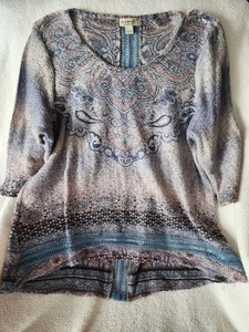 Blusa tejida One World Live And Let Live para mujer talla 2XL - Imagen 1 de 3