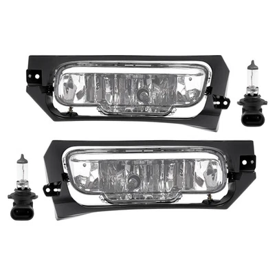 Pair Of Clear Lens Fog Light Lamp Set W/Bulb For Mercury Grand Marquis 2006-2011 Foto 1 de 4