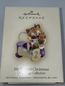Hallmark Weihnachtsschmuck MY SECOND CHRISTMAS Kitten Child’s Age Collection - Bild 1 von 4