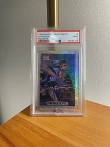 Marvel Masterpieces Daredevil 1994 Silver Holofoil Edition PSA 9 + Two Singles - Picture 1 of 6