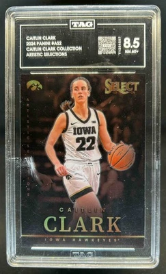 2024-25 Panini Caitlin Clark Collection Artistic Selections RC #AS2 TAG 8.5 - Image 1 of 2