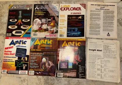 (6) Lote de revistas informáticas vintage de alta resolución #1 Doonesbury and Antic Atari + Foto 1 de 2