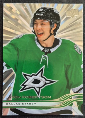 2025-26 Upper Deck Series 1 Base Outburst Jason Robertson #53 - Image 1 of 2