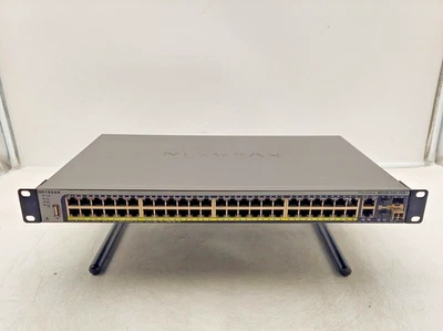 Netgear Prosafe M4100-50G-POE+ 48-Port Gigabit PoE+ Network Switch - Image 1 of 4