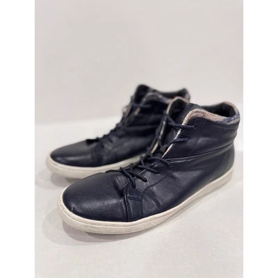 Tênis ALDO Masculino 9 Street High Top Casual Azul Marinho com Cadarço Sapatos da Moda - Imagem 1 de 4