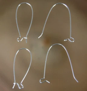Pendientes de platino y oro chapado en cobre 100 piezas - Imagen 1 de 1