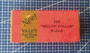 VINTAGE OLD VALET AUTOSTROP SAFETY RAZOR the million dollar razor - Foto 1 di 9