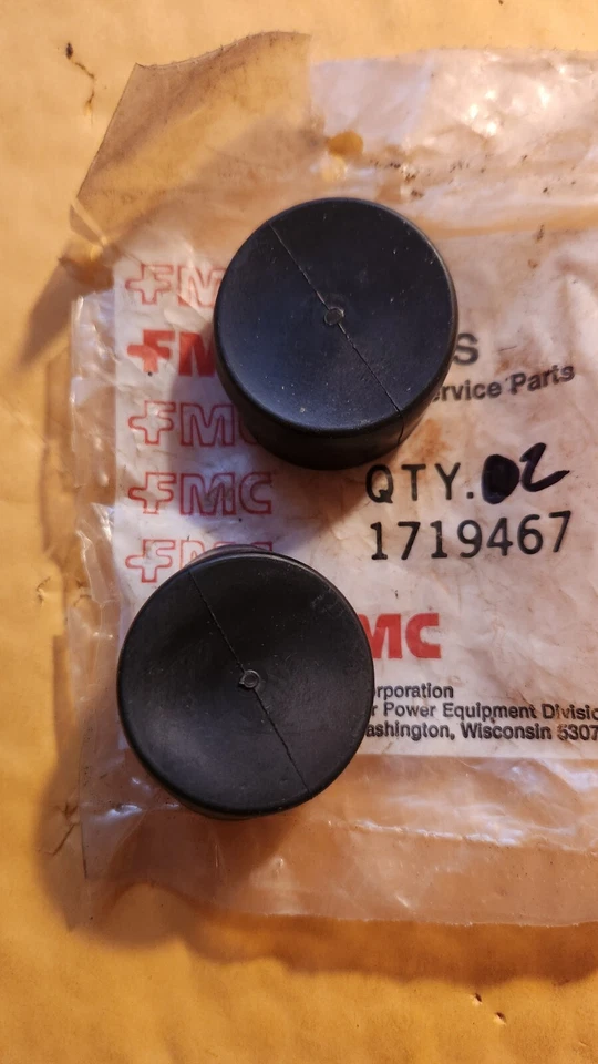 (2) PACK GENUINO NOS NLA BOLENS 1719467 NEGRO LAVADO BRIDA TAPA CUBIERTA [6402E-3] Foto 1 de 4