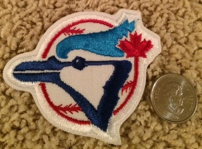 Toronto Blue Jays MLB Fully Stitched Hat Shirt Baseball Crest Patch 3.3 by 2.5 - Image 1 of 4