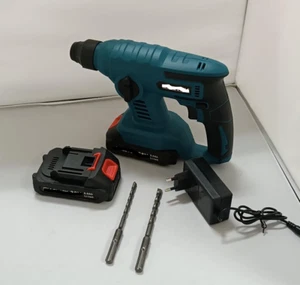 TRAPANO TASSELLATORE 2 FUNZIONI A PERCUSSIONE 36v 2,0Ah A LITIO 2 BATTERIE - Foto 1 di 1