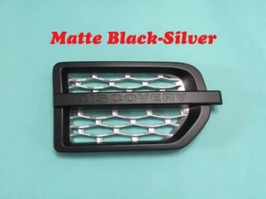 Performance Side Vent Grille W/DISCOVERY Fence For 04-09 Discovery 3 L319 BK/SL - Imagen 1 de 1
