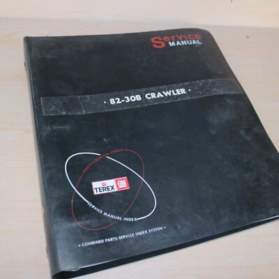 TEREX 82-30B Crawler Tractor Dozer Service Repair Manual book overhaul guide  - Image 1 of 4