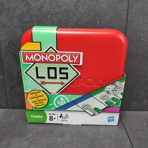 Monopoly Los Kompakt Edition Reise Spiel zuklappen und später weiterspielen Neu - Picture 1 of 4