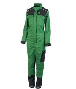 John Deere Women's Overalls Green Operator Style MCS1001009 Heavy Duty - Picture 1 of 3
