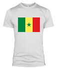 Senegal Flag T Shirt Country National Football Team Kit World Cup Men Women L254