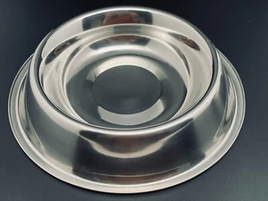 Stainless Steel Pet Bowl for Cat Dog Puppy – Food & Water Dish Durable - Picture 1 of 7