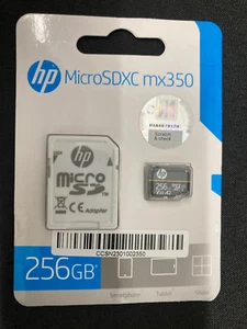 Brand new & Sealed MicroSDXC Card 256GB HP , Class10,V30 A2,FULL HD - Picture 1 of 2