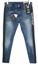 DIESEL D-Amny-SP 069GB Men Jeans W31/L32 Skinny Wash Cotton Stretch Blue