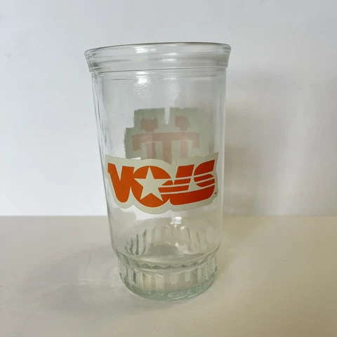 Vtg Tennessee Volunteers Vols Logo Glass Tumbler | Vintage UT VOLS Glass Cup Cover