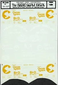 Decalcomanie in microscala - # 87-055 - usate - ferrovie assortite - lotto B - Foto 1 di 4
