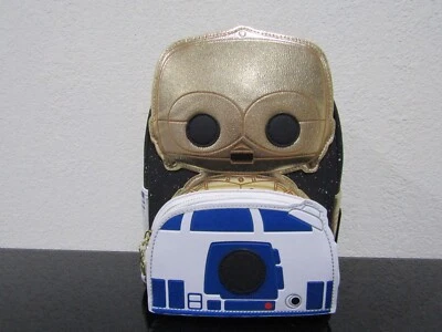 Loungefly Star Wars C-3PO y R2-D2 Funkon 2021 exclusivo nuevo con etiquetas Foto 1 de 4