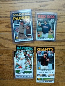 Lot (20) 2021 Topps 1986 JAKE CRONENWORTH RC Bobby Dalbec Ted Williams Joey Bart
