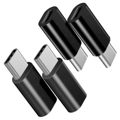 Type C Male To USB Type C Female Data Adapter Converter For Google LG Xiaomi 1x - Image 1 of 4