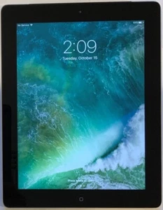 TESTED USED BLACK Wi-Fi + 4G 9.7" APPLE iPad 4th GEN, 32GB A1460 MD523LL/A - Picture 1 of 6