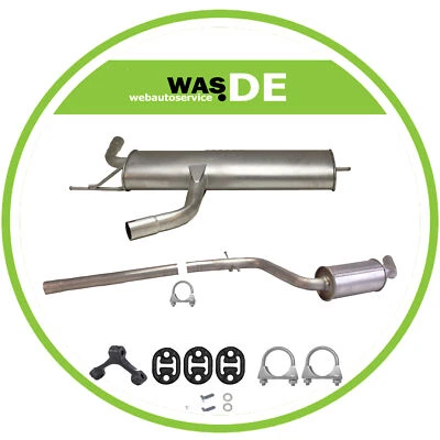 Komplette Auspuffanlage Seat Leon 1P1, Altea 5P1, Toledo 1P1 1.6/1.4/1.2 Auspuff