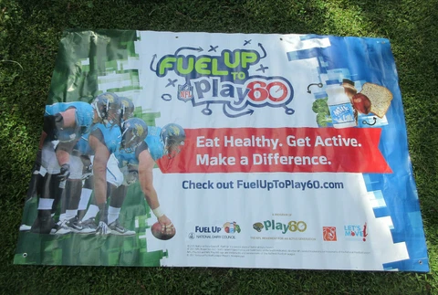 2011 National Dairy Council NFL Jacksonville Jaguars nutrition banner poster Cover