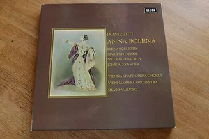 DONIZETTI Anna Bolena Souliotis Horne Vienna Opera VARVISO 4 LP box DECCA 446/9 - Foto 1 di 8