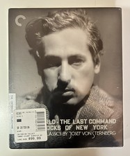 3 Silent Classics by Josef von Sternberg Criterion RegionA Blu-ray Collector Set