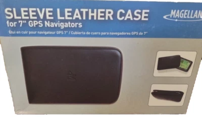 NEW GENUINE Magellan GPS 7" Leather Slip Case RoadMate 1700-MU 9020T-LM RV9165T - Image 1 of 4