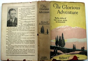 THE GLORIOUS ADVENTURE Richard Halliburton inscribed HCDJ roaring 20s travelogue - Foto 1 di 7