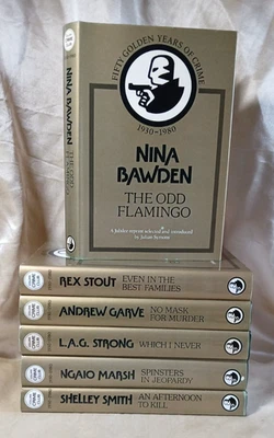 Collins Crime Club Jubilee 6x Hardbacks w/DJs- Stout - Marsh - Bawden etc VGC Foto 1 de 4