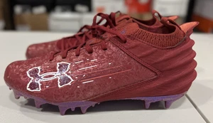 Size 7 Men's-Under Armour Blur 2 MC Football Cleats Maroon Red 3027978-602 - Bild 1 von 5